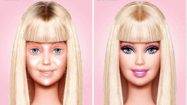 Απίστευτη φωτο: Δείτε πώς θα ήταν η Barbie άβαφτη!