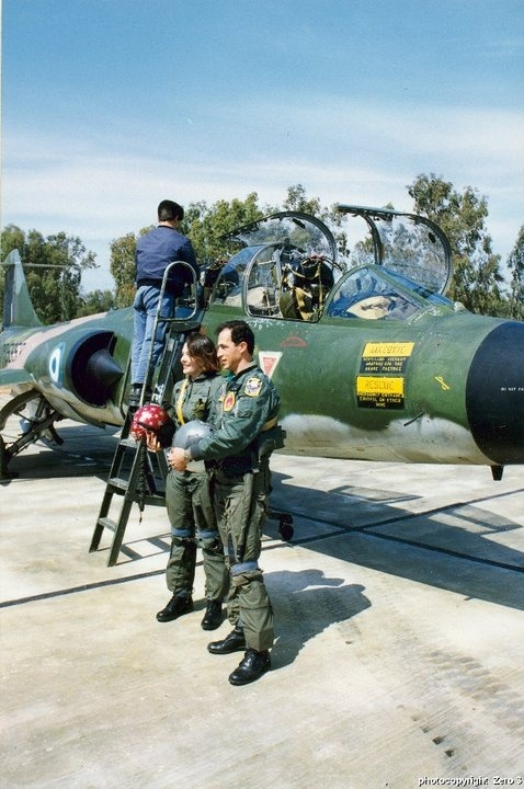 Δείτε την πρώτη Ελληνίδα που πέταξε με F – 104 (photos)!