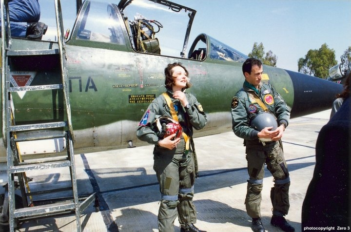 Δείτε την πρώτη Ελληνίδα που πέταξε με F – 104 (photos)!