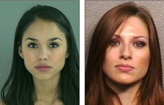 Τα πιο... όμορφα «κακά κορίτσια» ποζάρουν κατά τη σύλληψή τους