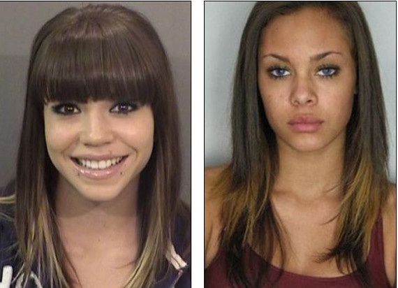 Τα πιο... όμορφα «κακά κορίτσια» ποζάρουν κατά τη σύλληψή τους