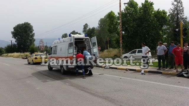  Σε κρίσιμη κατάσταση ο 26χρονος Λαμιώτης που τράκαρε με μηχανή (vid)