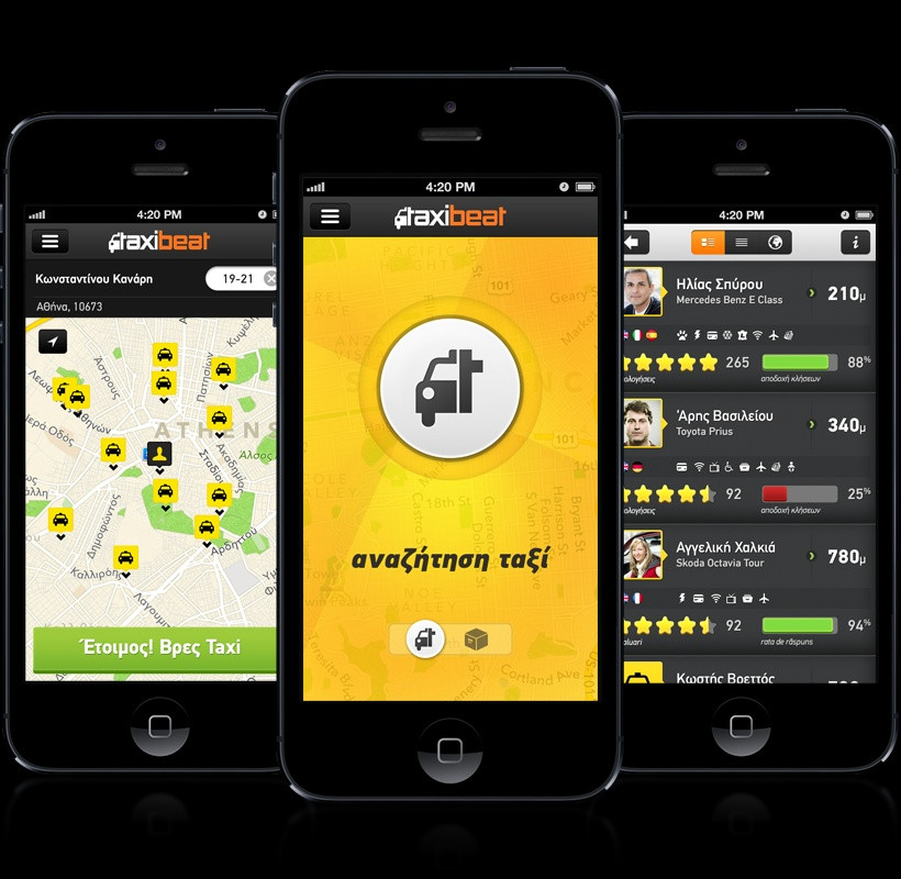 Η ελληνική εφαρμογή Taxibeat κερδίζει τις εντυπώσεις!