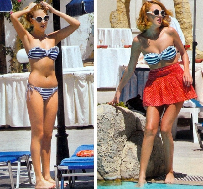 Δείτε την Τάμτα με μικροσκοπικό μαγιό (pics) 