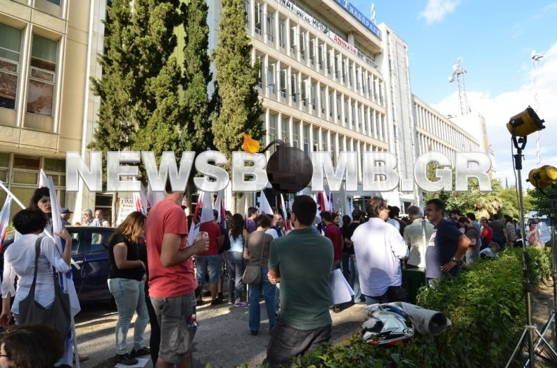 «Λουκέτο» στην ΕΡΤ: Η επόμενη ημέρα (pics-vid)