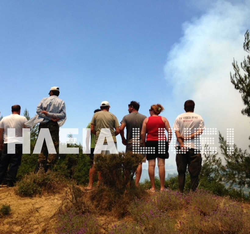 Πύρινη κόλαση στην Ηλεία-Τρεις πυρκαγιές μέσα σε λίγα λεπτά (pics)