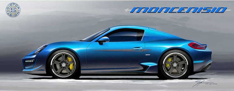 PORSCHE CAYMAN S STUDIOTORINO MONCENISIO