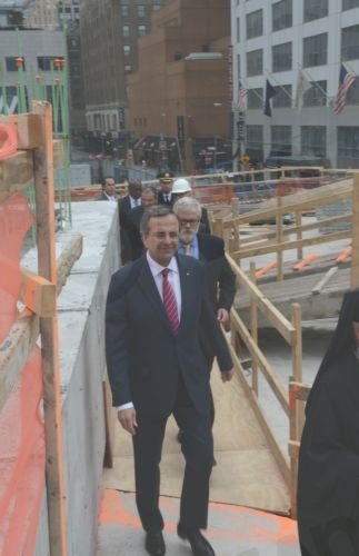 Ο Αντώνης Σαμαράς επισκέφθηκε το Ground Zero