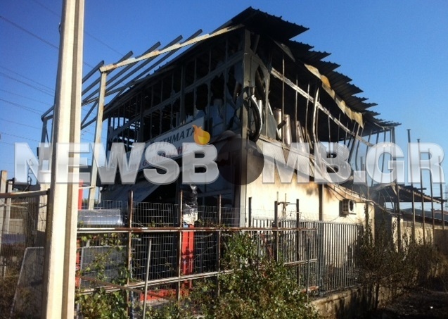 Φωτορεπορτάζ από την πυρκαγιά στον Γέρακα