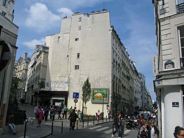 Καλλιτέχνης φύτεψε κήπο σε τοίχο του Παρισιού (pics)