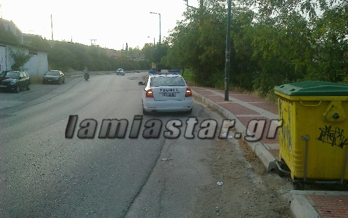 Λαμία: Πυροσβέστης σώθηκε από θαύμα (pics)