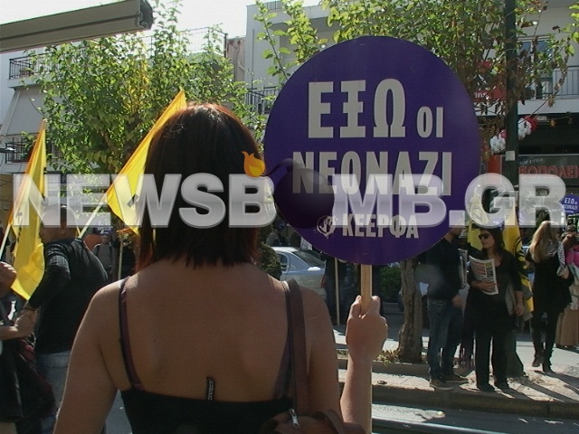 Συγκέντρωση διαμαρτυρίας στο σημείο δολοφονίας του Φύσσα (Φωτό&Βίντεο)