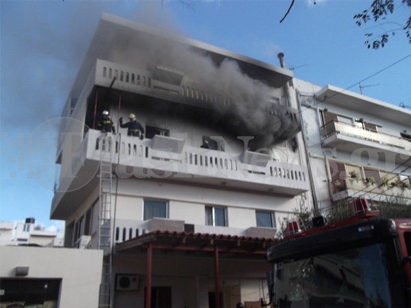 Κάηκε σπίτι στα Χανιά