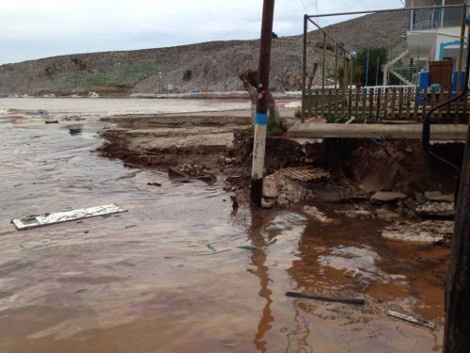 Κατολισθήσεις και πλημμύρες σε Κω και Κάλυμνο