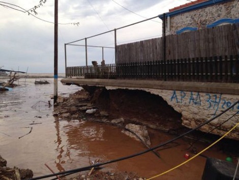 Κατολισθήσεις και πλημμύρες σε Κω και Κάλυμνο