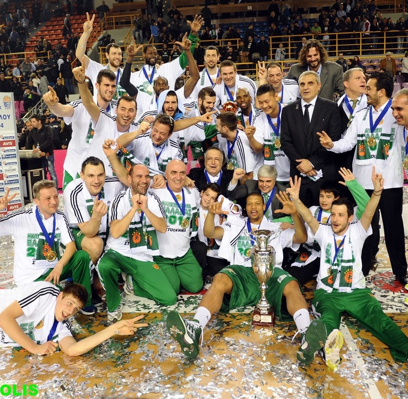 Η «πράσινη» απονομή του Κυπέλλου (photos)