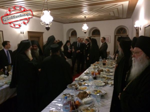 Τι έφαγε ο πρωθυπουργός στο Άγιον Όρος