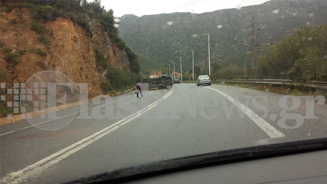 Απίστευτο ατύχημα στην Κρήτη: Γλίτωσε από θαύμα (pics)
