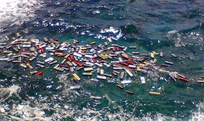 Devastating image of Falassarna beach