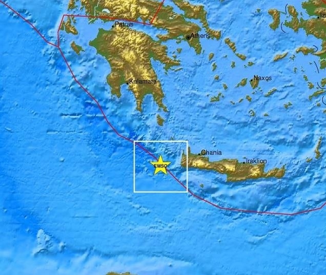 Earthquake in Crete 