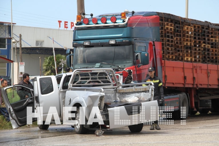 Πύργος: Σοβαρό τροχαίο με 37χρονο στην διασταύρωση Κολυρίου (pics-vid)