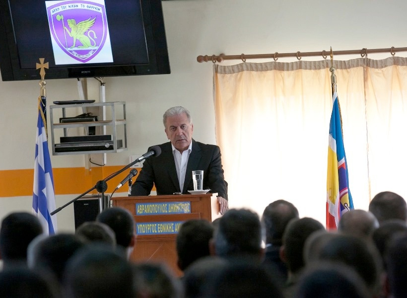 Στις μονάδες του Έβρου ο Δημήτρης Αβραμόπουλος