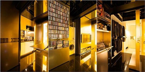 Απίστευτες εικόνες: Δείτε πώς χωράνε 24 δωμάτια μέσα σε 32 τ.μ. (pics)