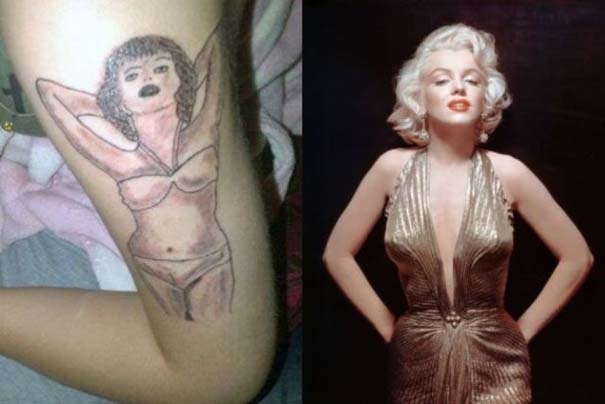 Το μόνο που ήθελε ήταν ένα τατουάζ με την Marilyn Monroe (pics)
