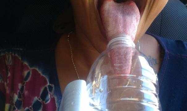 Η κοπέλα με την μακρύτερη γλώσσα στον κόσμο (pics)