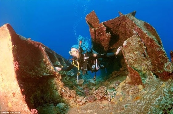 Ναυάγιο ελληνικού πλοίου «παράδεισος» για τους δύτες στην Ερυθρά Θάλασσα