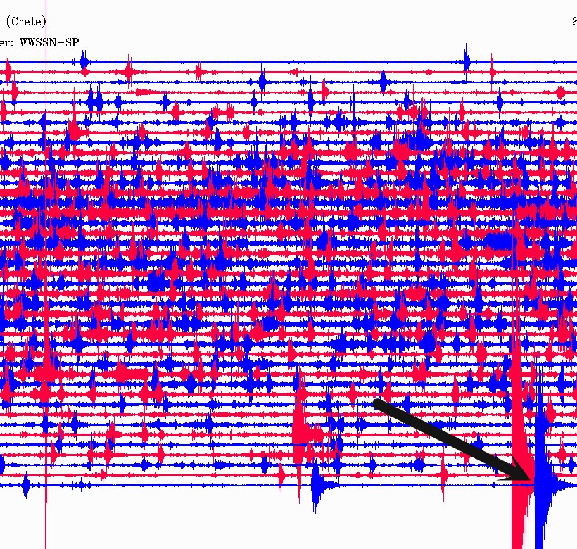 Σεισμός 3,8 Ρίχτερ vότια της Κρήτης
