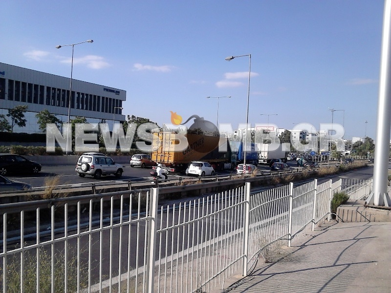 Κυκλοφοριακό «έμφραγμα» στην ΕΟ Αθηνών-Λαμίας λόγω καραμπόλας (vid+pics)