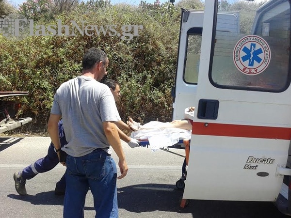 Σοβαρό τροχαίο στην Κρήτη – 4 τραυματίες (pics-vids)