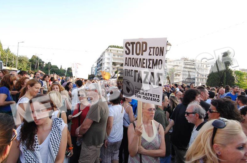 Οι Έλληνες στο πλευρό των Παλαιστινίων (pics)