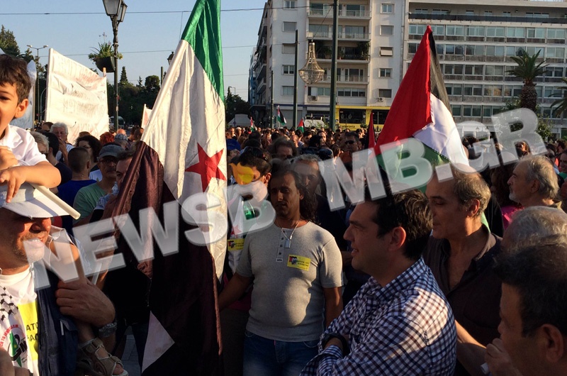 Οι Έλληνες στο πλευρό των Παλαιστινίων (pics)