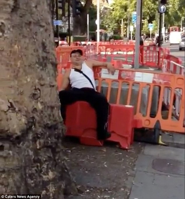 Ο μεθυσμένος είδε την... πινακίδα και φοβήθηκε! (pics+video)