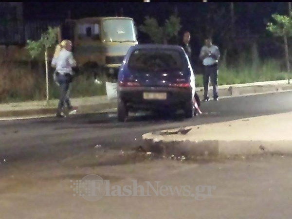 Κρήτη: Στο νοσοκομείο τρεις νεαρές μετά από τροχαίο (pics)