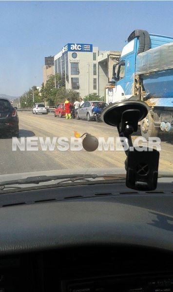 Μποτιλιάρισμα στον Κηφισό λόγω τροχαίου (pics)