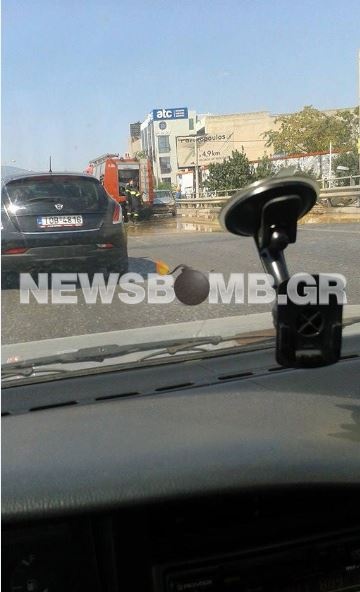 Μποτιλιάρισμα στον Κηφισό λόγω τροχαίου (pics)