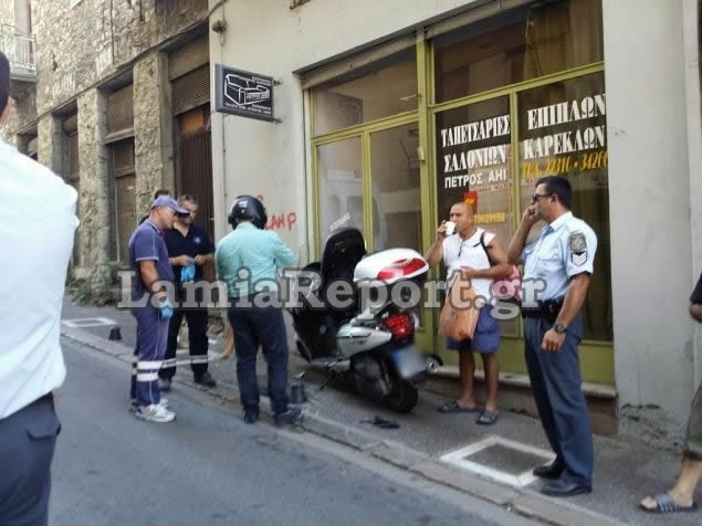 Λαμία: Τροχαίο στο κέντρο της πόλης (pics)