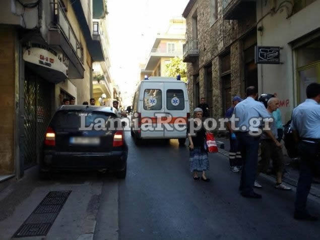 Λαμία: Τροχαίο στο κέντρο της πόλης (pics)