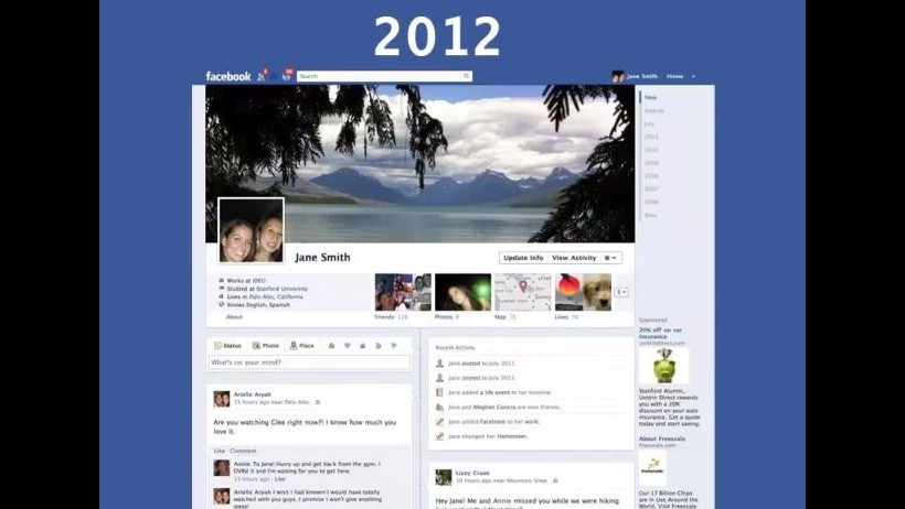 Απίστευτο: Πώς ήταν το facebook από το 2004 μέχρι σήμερα!