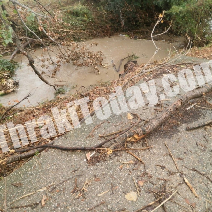 Ξάνθη: Καταστροφές από την καταρρακτώδη βροχή (pics&vid)