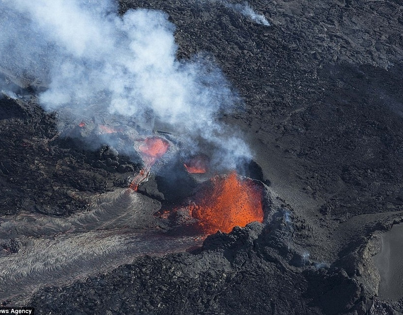 Amazing aerial photos of the Iceland volcano