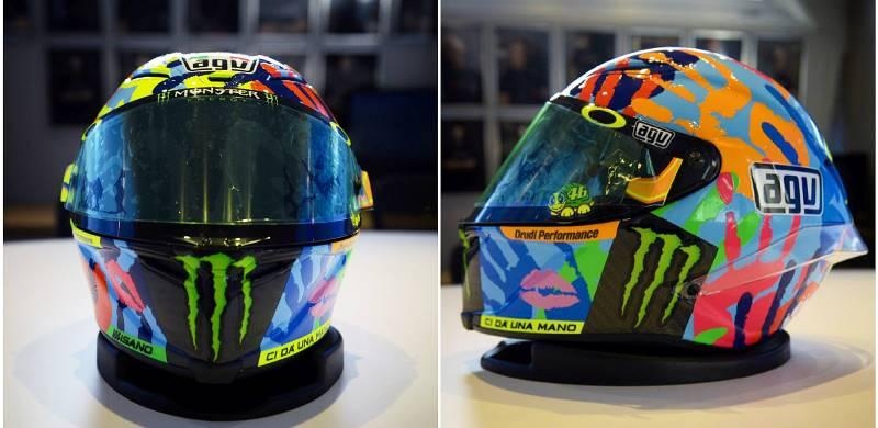 MotoGP Misano: Το νέο κράνος του V.Rossi