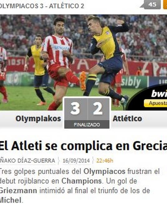 Τσάμπιονς Λιγκ: Ο ξένος Τύπος αποθεώνει τον Ολυμπιακό