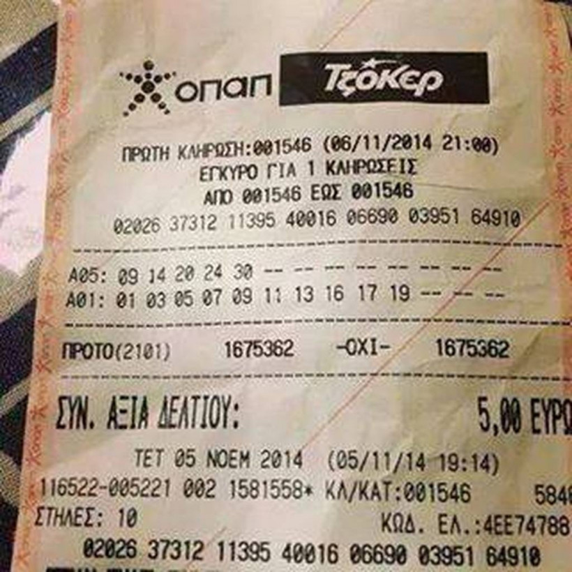 Τζόκερ: Είναι αυτό το τυχερό δελτίο;