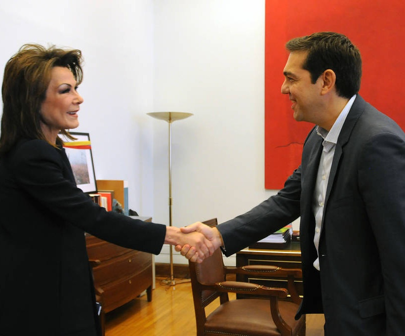 Τι συζήτησαν Τσίπρας – Αγγελοπούλου (pics)
