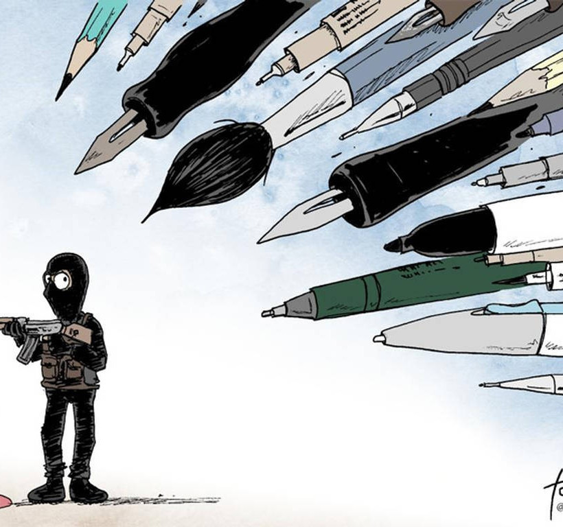 Charlie Hebdo: Η πένα είναι ισχυρότερη από το σπαθί… (photos)