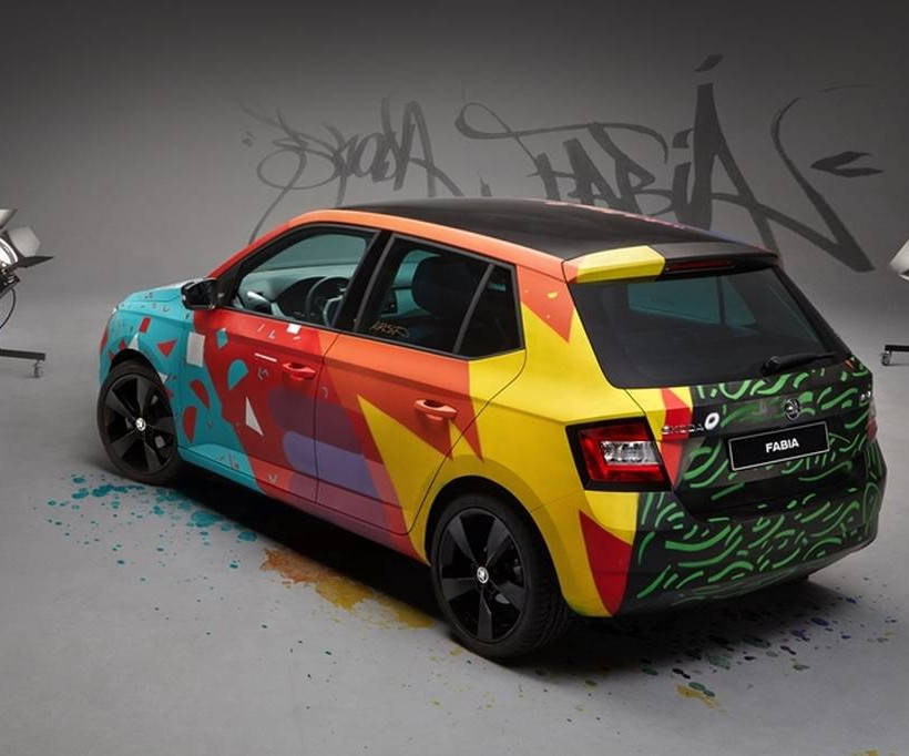 O Armando Gomes δημιούργησε την μοναδική Fabia Street Art